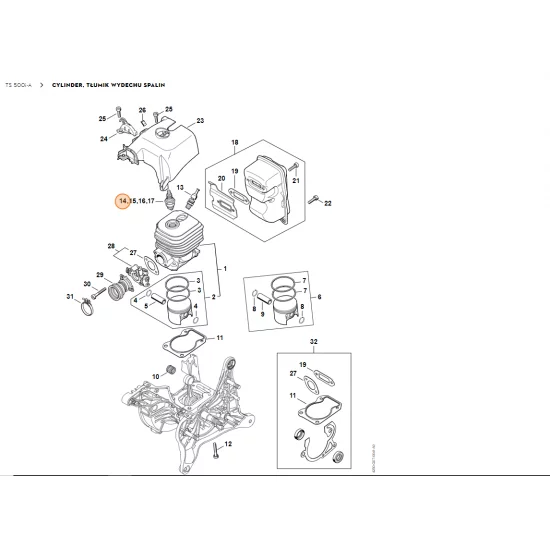 STIHL   Świeca zapłonowa Bosch WSR 6 F 1110 400 7005